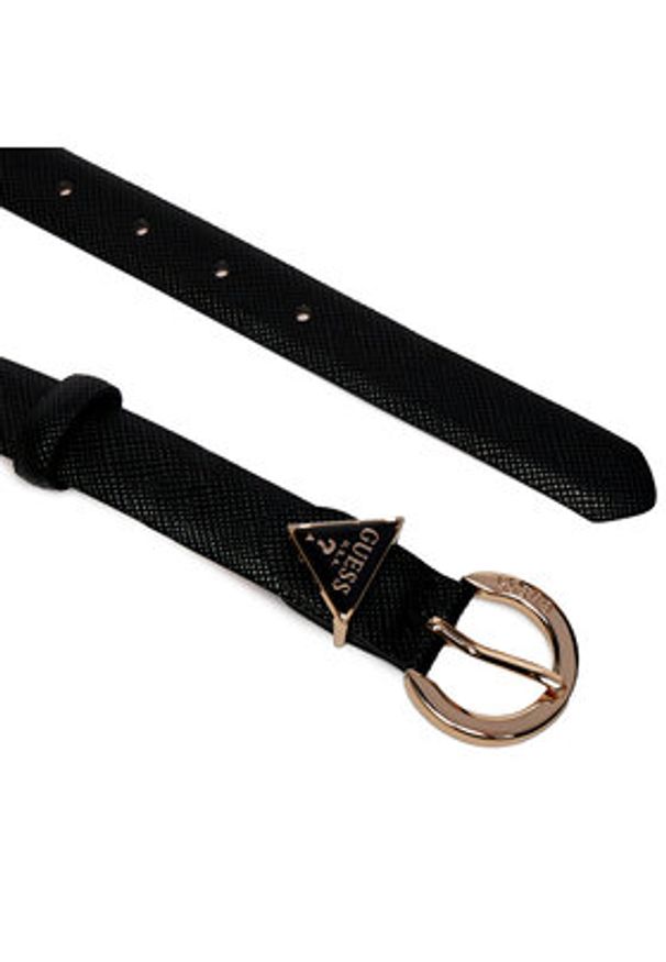 Guess Pasek Damski Noelle (ZG) Belts BW9071 P4125 Czarny. Kolor: czarny. Materiał: skóra
