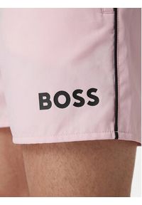 BOSS Szorty kąpielowe Starfish 50514429 Różowy jasny Regular Fit. Kolor: różowy. Materiał: syntetyk #2