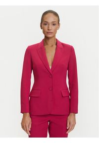 Tatuum Marynarka Lonesa 1 T2507.024 Różowy Slim Fit. Kolor: różowy. Materiał: syntetyk
