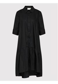 GESTUZ - Gestuz Sukienka koszulowa Avaligz 10906320 Czarny Loose Fit. Kolor: czarny. Materiał: bawełna. Typ sukienki: koszulowe #5