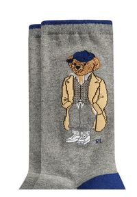 Polo Ralph Lauren Skarpety Wysokie Męskie 455982931001 Szary. Kolor: szary. Materiał: materiał, bawełna #3