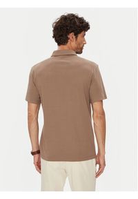 Michael Kors Polo CS15073C93 Brązowy Regular Fit. Typ kołnierza: polo. Kolor: brązowy. Materiał: bawełna #3