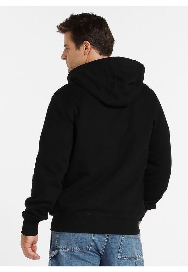 PITBULL - Bluza męska Pitbull rozpinana z kapturem Small Logo. Typ kołnierza: kaptur. Kolor: czarny. Sport: fitness