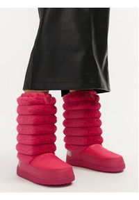 Love Moschino - LOVE MOSCHINO Śniegowce JA24312G0LISH626 Różowy. Kolor: różowy. Materiał: materiał #2
