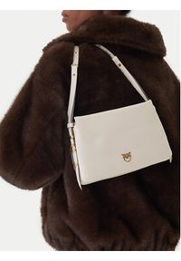 Pinko - PINKO Torebka Triplet Mini AI 25-26 PLTT 105883 A0QO Écru. Materiał: skórzane