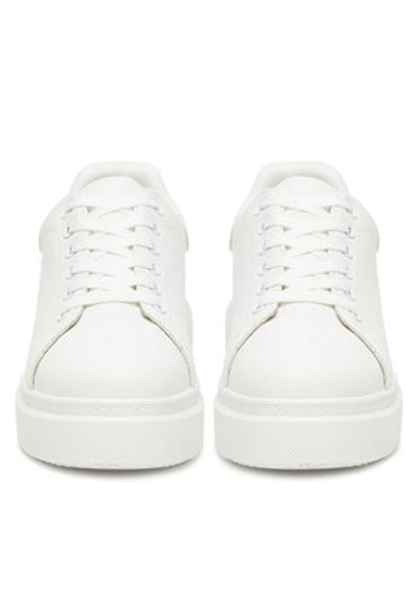 DeeZee Sneakersy YB520-1 Biały. Kolor: biały. Materiał: skóra