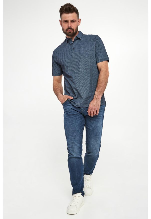 Armani Exchange - Polo męskie ARMANI EXCHANGE. Typ kołnierza: polo