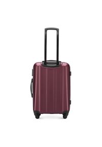 Wittchen - Zestaw walizek z polikarbonu fakturowanych. Kolor: czerwony. Materiał: guma. Styl: klasyczny #5