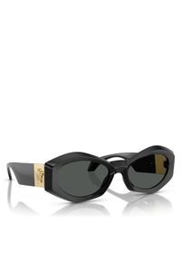 VERSACE - Okulary przeciwsłoneczne Versace. Kolor: czarny