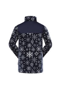 ALPINE PRO - Bluza męska polarowa ciepła Alpine Pro Eflin. Kolor: niebieski. Materiał: polar. Sport: turystyka piesza, wspinaczka