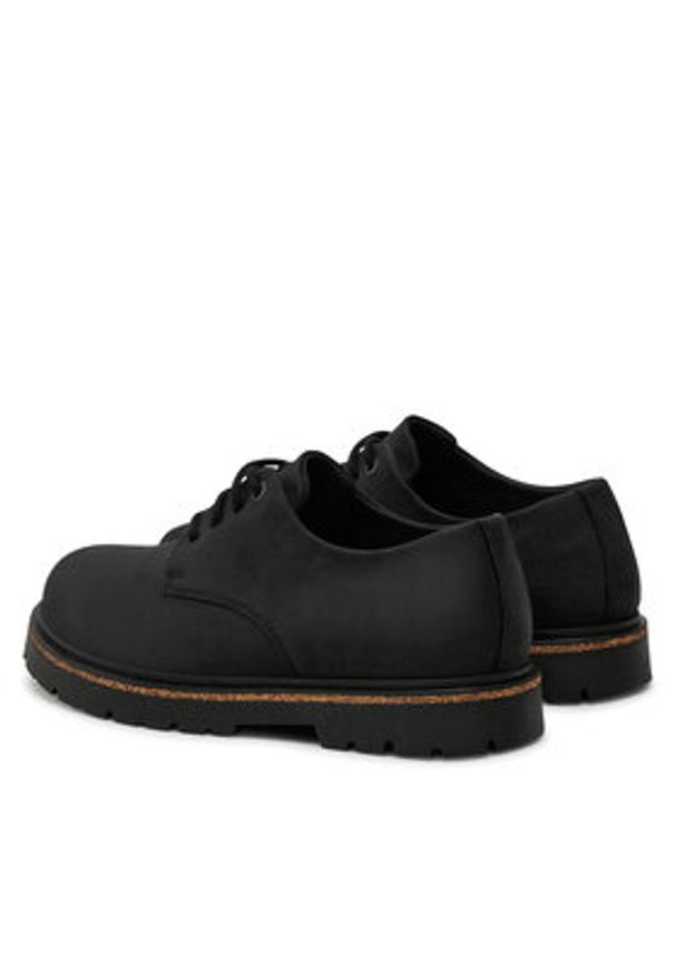 Birkenstock Półbuty Highwood Lace Low Leoi 1028137 Czarny. Kolor: czarny. Materiał: skóra