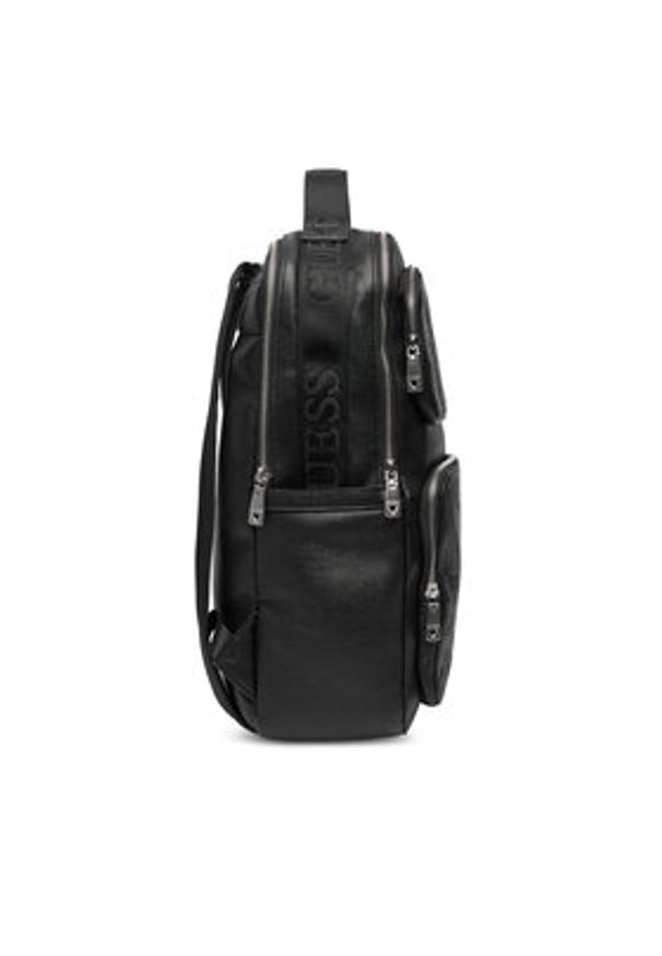 Guess Plecak HMBOMG P5445 Czarny. Kolor: czarny. Materiał: skóra