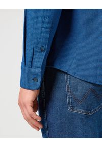 Wrangler - WRANGLER MĘSKA KOSZULA 1 PKT FLANNEL SHIRT WRANGLER BLUE 112357220 W564018059