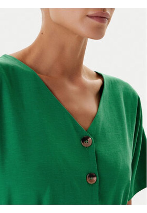 Tatuum Sukienka letnia Loria T2543.193 Zielony Regular Fit. Kolor: zielony. Materiał: lyocell. Sezon: lato