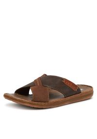 Rieker Klapki 21063-20 Brązowy. Kolor: brązowy. Materiał: zamsz, skóra #7