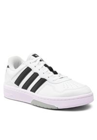 Adidas - adidas Buty Courtic J GY3641 Biały. Kolor: biały. Materiał: skóra