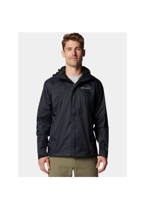 columbia - Płaszcz Przeciwdeszczowy Męski Columbia Watertight II. Kolor: czarny. Sport: turystyka piesza