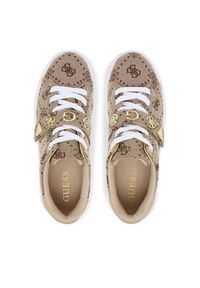 Guess Sneakersy 175397 Brązowy. Kolor: brązowy. Materiał: materiał #4