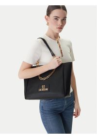 Love Moschino - LOVE MOSCHINO Torebka JC4164PP1OL1200A Czarny. Kolor: czarny. Materiał: skórzane #1