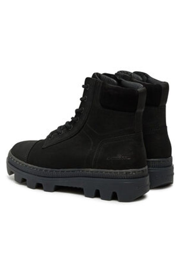 G-Star RAW - G-Star Raw Trzewiki Noxer Boot Mid W D26648 Czarny. Kolor: czarny. Materiał: skóra