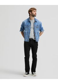 Lee - MESKIE SPODNIE LEE REGULAR STRAIGHT BLACK OVERDYE 112140861 #6