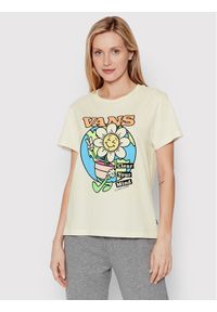 Vans T-Shirt Clear Mind VN0A5LCW Biały Regular Fit. Kolor: biały. Materiał: bawełna #1