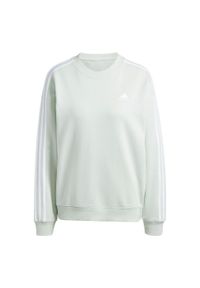 Adidas - Essentials 3-Stripes Sweatshirt. Kolor: zielony