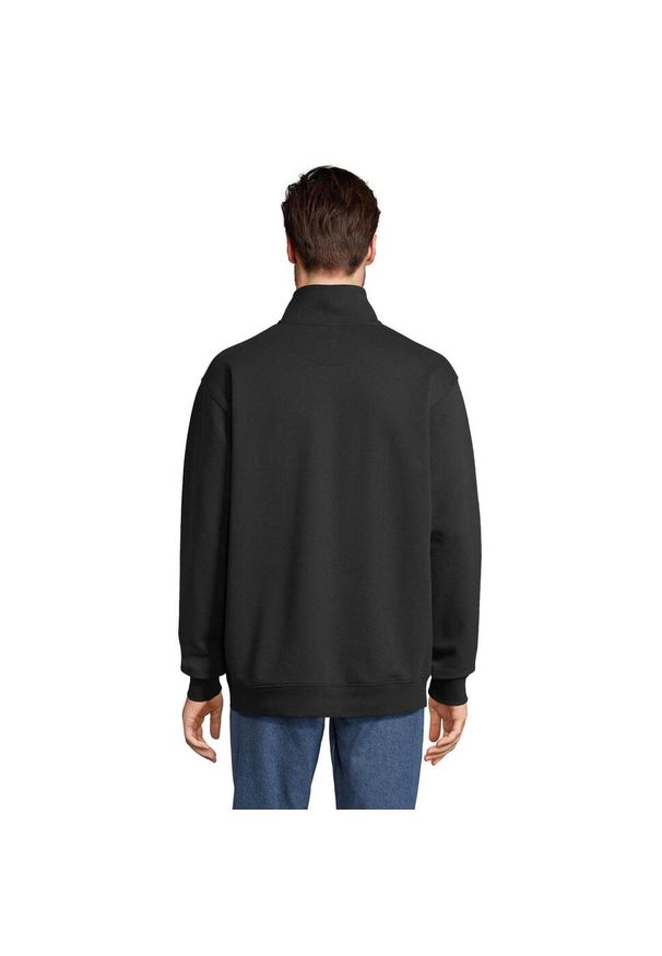 SOL'S - Bluza Rozpinana Unisex Dla Dorosłych Conrad Quarter Zip. Kolor: czarny