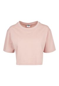 Urban Classics - Krótka Koszulka Damska Oversize (zestaw 2 Sztuk). Kolor: wielokolorowy, różowy, czarny. Długość: krótkie