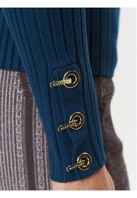 Marciano Guess Sweter 3BGR38 5788Z Niebieski Slim Fit. Kolor: niebieski. Materiał: wiskoza #5