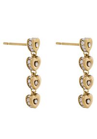 Guess Kolczyki JUBE05 473JW Złoty. Materiał: ze stali, ze stali nierdzewnej. Kolor: złoty #4