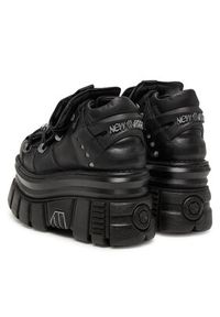 NEW ROCK Sneakersy M-106-C178 Czarny. Kolor: czarny. Materiał: skóra #5