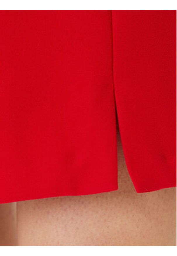 Morgan Sukienka koktajlowa 251-RESTY.F Czerwony Slim Fit. Kolor: czerwony. Materiał: syntetyk. Styl: wizytowy