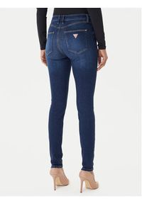 Guess Jeansy W2YA46 D4Q03 Granatowy Skinny Fit. Kolor: niebieski #6