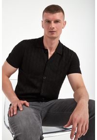 Polo męskie dzianinowe Kenoro JOOP!. Typ kołnierza: polo. Materiał: dzianina #1