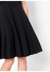 Sukienka z dżerseju bonprix czarny. Kolor: czarny. Materiał: jersey #4
