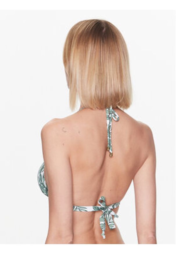 TwinSet - TWINSET Góra od bikini 231LMMB22 Zielony. Kolor: zielony. Materiał: syntetyk