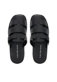 Calvin Klein Jeans Klapki Sq Molded Sandal Fisherman YM0YM01220 Czarny. Kolor: czarny. Materiał: skóra #4