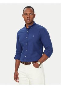 Polo Ralph Lauren Koszula 710804257507 Niebieski Regular Fit. Typ kołnierza: polo. Kolor: niebieski. Materiał: bawełna #1