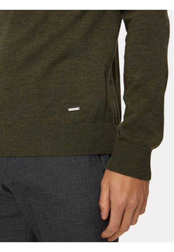 JOOP! Sweter 17 Jk-03Dario 30032603 Zielony Modern Fit. Kolor: zielony. Materiał: wełna