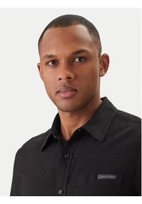 Calvin Klein Jeans Koszula LV04RF120G Czarny Regular Fit. Kolor: czarny. Materiał: wiskoza #2