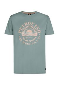 Petrol Industries T-Shirt M-1050-TSR127 Niebieski Regular Fit. Kolor: niebieski. Materiał: bawełna #7