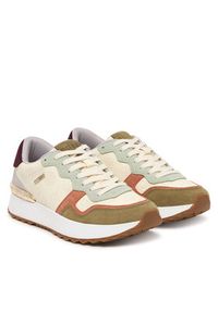 Guess Sneakersy FLPVN5 FAM12 Écru. Materiał: skóra #4