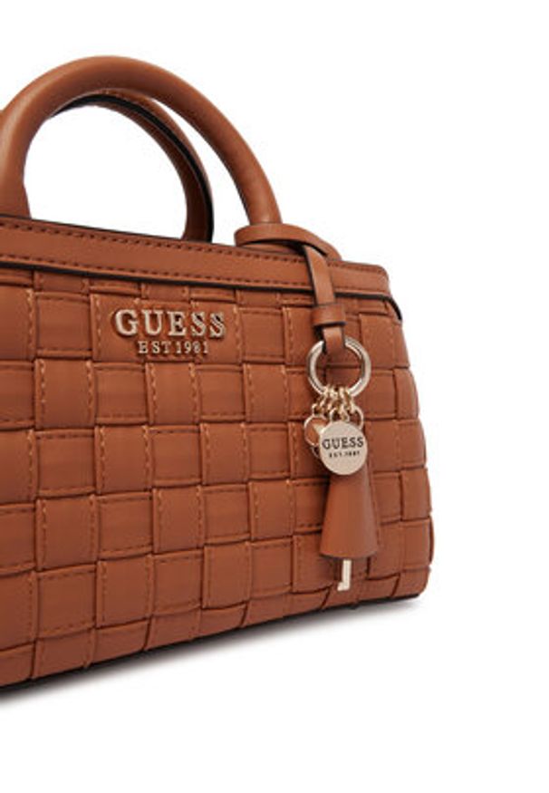 Guess Torebka Sandy HWWG84 18050 Brązowy. Kolor: brązowy. Materiał: skórzane