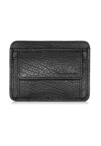 Ochnik - Skórzany portfel męski z kieszonką. Kolor: czarny. Materiał: skóra #1