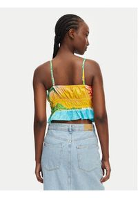 Roxy Top Atlas Palmy Daze ERJWT03669 Kolorowy Regular Fit. Materiał: bawełna. Wzór: kolorowy #5