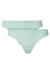 Puma Komplet 2 par stringów 935021 Zielony. Kolor: zielony. Materiał: syntetyk