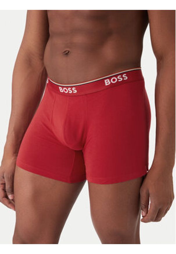 BOSS Komplet bokserek 50475282 Kolorowy. Materiał: bawełna. Wzór: kolorowy