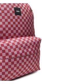 Vans Plecak Old Skool Check VN000H4XZRY1 Różowy. Kolor: różowy. Materiał: materiał #6