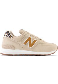 Buty damskie New Balance WL574XG2 – beżowe. Kolor: beżowy. Materiał: guma, skóra, dresówka, bawełna, materiał. Szerokość cholewki: normalna. Model: New Balance 574